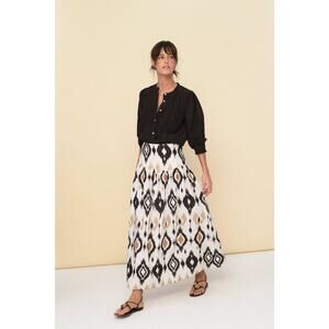 Sonmer Maxi Length Skirt in Ecru